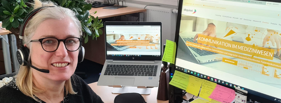 Mit 50 Jahren als Quereinsteigerin in die Health-IT eingestiegen. Das ist Gundula.