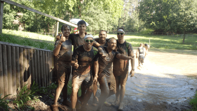 Auch nach der Hälfte ist die Stimmung im Team noch hervorragend.